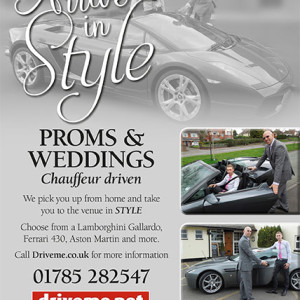 Drive Me newspaper advert